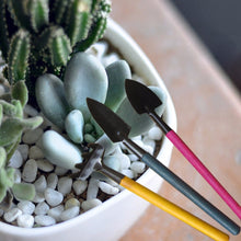Load image into Gallery viewer, 1 x Rake+2 x Shovel Mini Garden Gardening Plant Tools Set with Wooden Handle Shovel Spade Rake #5A50070