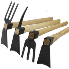Load image into Gallery viewer, Wooden Handle Hoe Ripper Carbon Steel Agricultural Tool Weeder Used To Loosen The Land Shofar Taro Vegetable Garden Tools