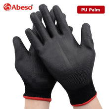 Load image into Gallery viewer, 1Pair Working Safety Glove PU Palm Waterproof Oilproof Breathable Wear Resistant Repair Welding Farm Work Hand Protection Glove