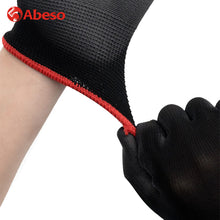 Load image into Gallery viewer, 1Pair Working Safety Glove PU Palm Waterproof Oilproof Breathable Wear Resistant Repair Welding Farm Work Hand Protection Glove