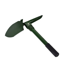 Load image into Gallery viewer, Military Foldable Shovel Outdoor Camping Survival Emergency Tools Multifunction Status Saw Shovel Hoe Pickaxe Crowbardiscount