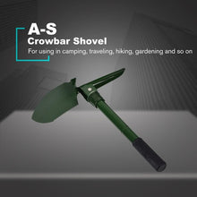 Load image into Gallery viewer, Military Foldable Shovel Outdoor Camping Survival Emergency Tools Multifunction Status Saw Shovel Hoe Pickaxe Crowbardiscount