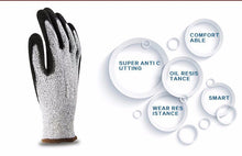 Load image into Gallery viewer, OZERO Work Cut Resistant Gloves Welding Garden Stretchy Farming Proof Protect Stainless Steel Farm Gloves For Men Women 7001