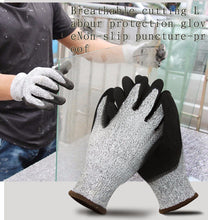 Load image into Gallery viewer, OZERO Work Cut Resistant Gloves Welding Garden Stretchy Farming Proof Protect Stainless Steel Farm Gloves For Men Women 7001