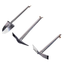Load image into Gallery viewer, Gardening Tools Agricultural Hoe Short Handle Farm Tools Stainless Steel Pick Digger Rake Agricultural Tools Shovel Pickaxe